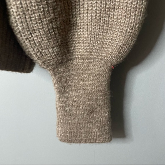 NWT Only Brown Knit Cropped Cardigan XL - Picture 4 of 6